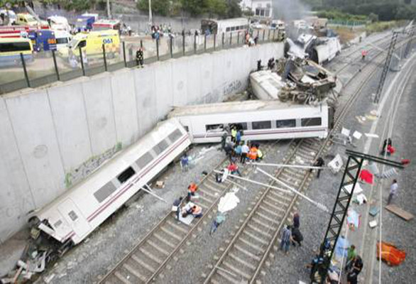 Scopri di più sull'articolo Grave incidente ferroviario a Santiago De Compostela