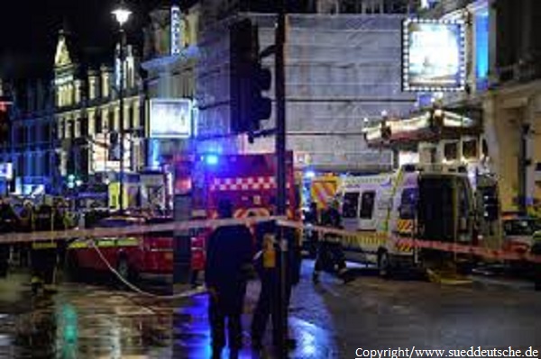 Mehr über den Artikel erfahren Schock in London –  Schwerer Einsturz im Apollo-Theater