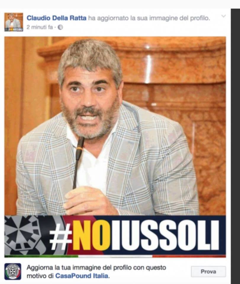 Scopri di più sull'articolo Della Ratta contro tutti: tra simboli di Casapound e migranti…