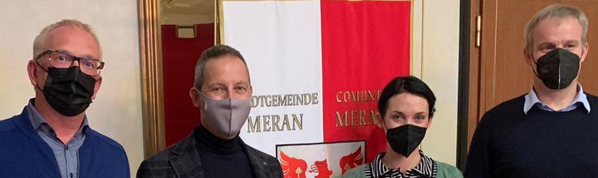 Scopri di più sull'articolo Philipp Moser fa visita al nuovo Sindaco di Merano Dario Dal Medico