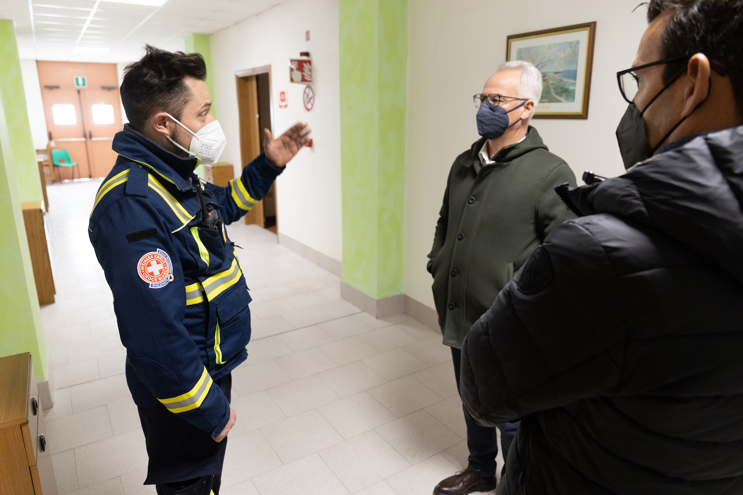 Mehr über den Artikel erfahren Centro di quarantena a Colle Isarco, anniversario della gestione da parte della Croce Bianca