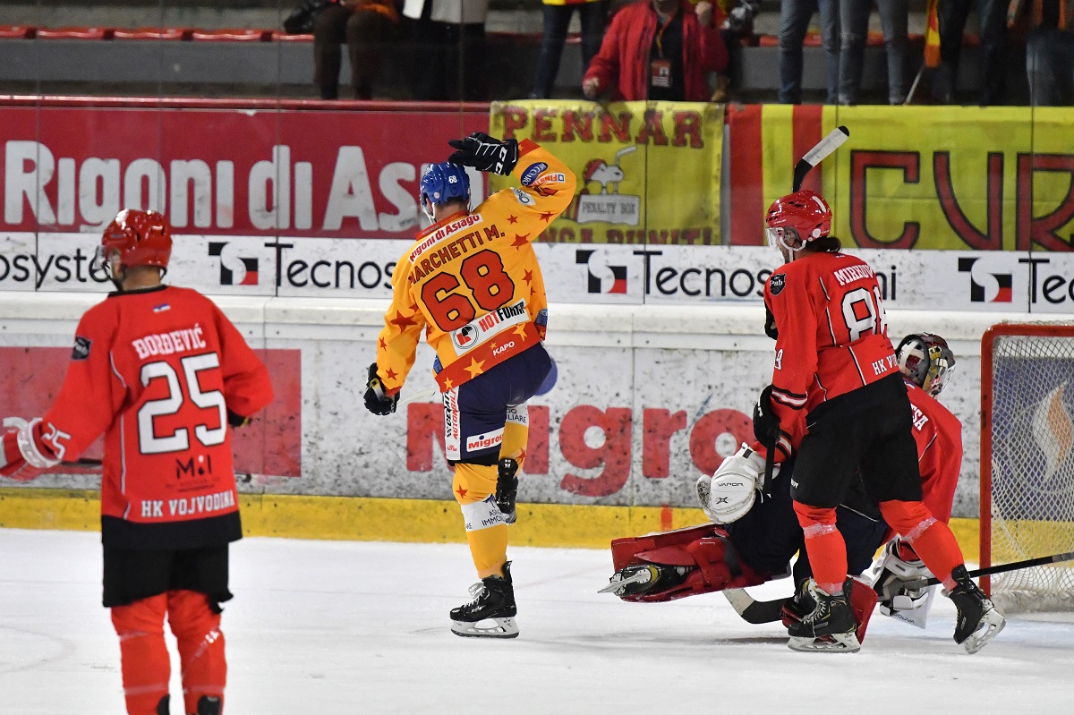 Scopri di più sull'articolo L’Asiago inizia al meglio la sua Continental Cup contro il Vojvodina!