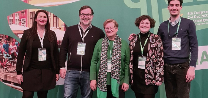 Mehr über den Artikel erfahren Südtiroler Grüne beim gesamteuropäischen Kongress der Grünen