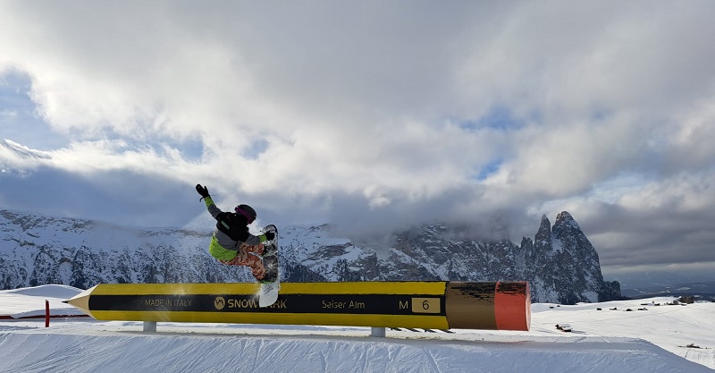 Scopri di più sull'articolo Lo Snowpark Alpe di Siusi ora splende in tutta la sua bellezza