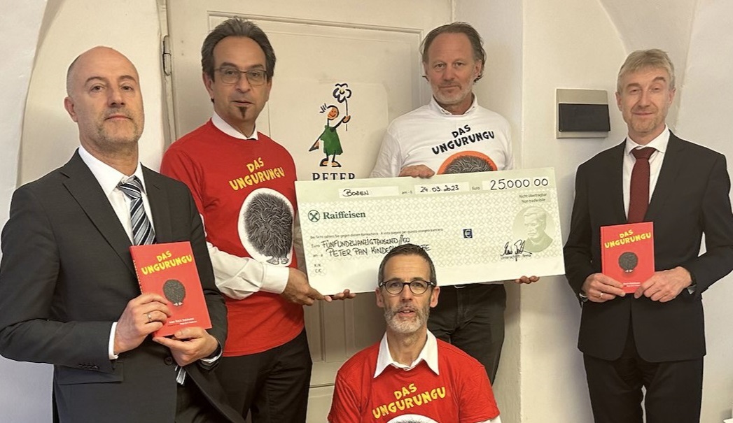 Scopri di più sull'articolo Ungurungu sammelt 25.000 Euro für krebskranke Kinder