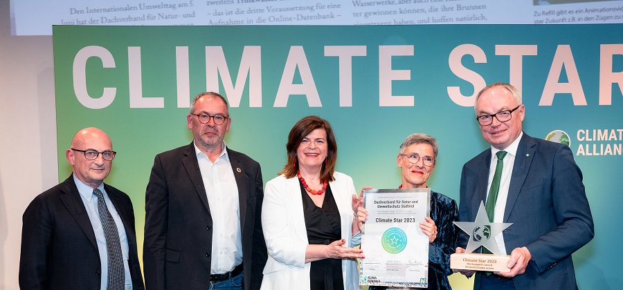 Scopri di più sull'articolo Der Dachverband für Natur- und Umweltschutz holt europäischen Klimaschutzpreis