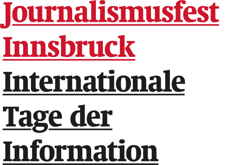 Scopri di più sull'articolo Festival del Giornalismo di Innsbruck, focus sui media dell’Euregio