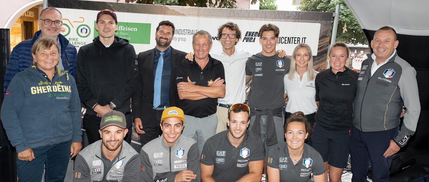Mehr über den Artikel erfahren Tante celebrità alla prima tappa della FISI Bike Challenge in Val Gardena