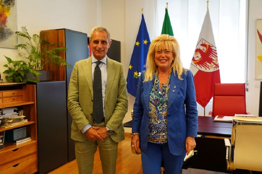 Scopri di più sull'articolo La presidente Mattei riceve il questore Valentino