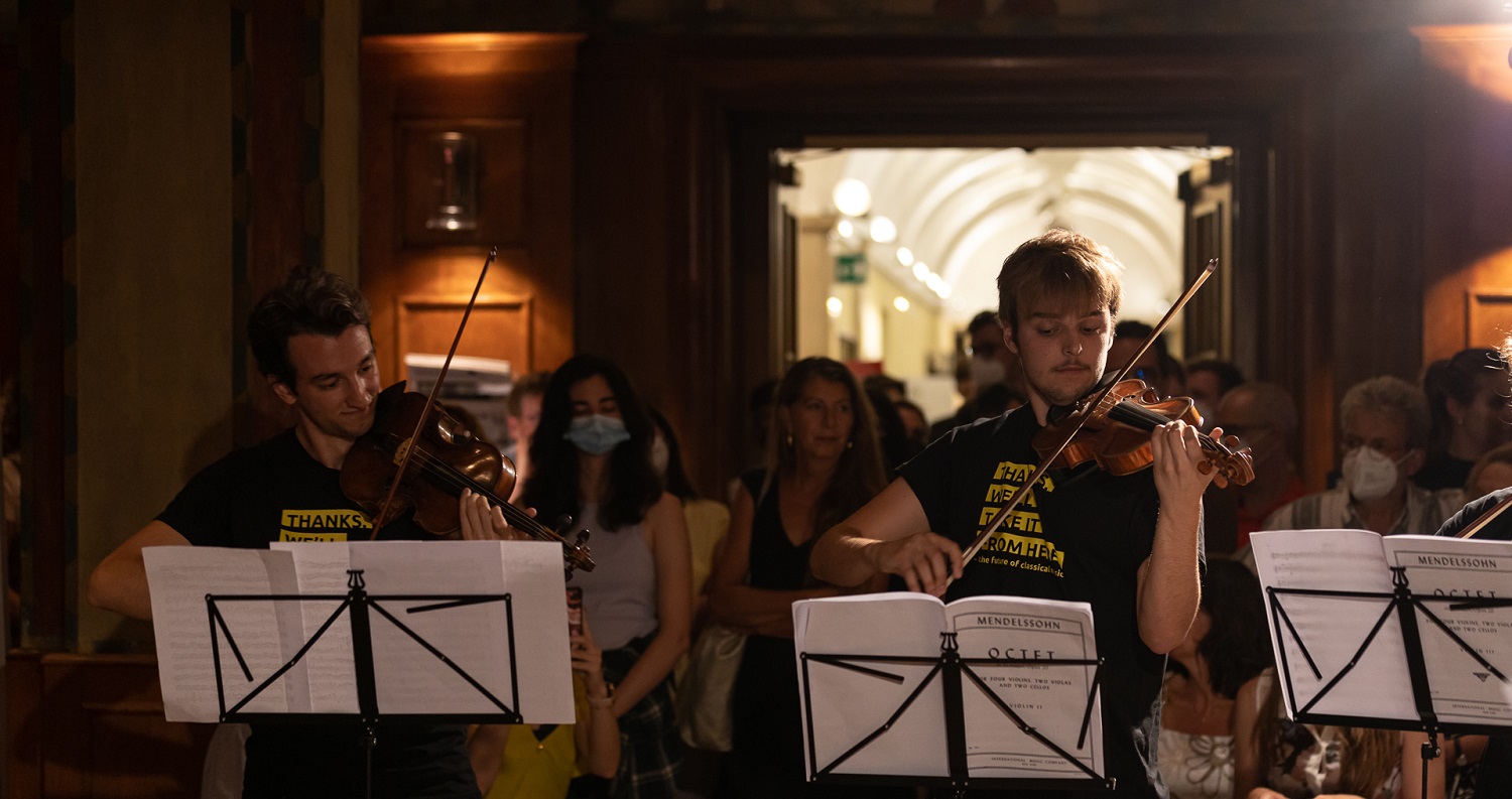 Scopri di più sull'articolo A Bolzano concerti open air di musica da camera con i membri della European Union Youth orchestra