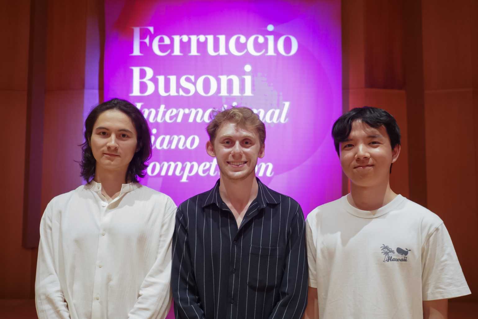 Scopri di più sull'articolo Arsenii Mun, Anthony Ratinov e Ryota Yamazaki sono i tre finalisti della 64° edizione del Concorso Pianistico Internazionale Ferruccio Busoni