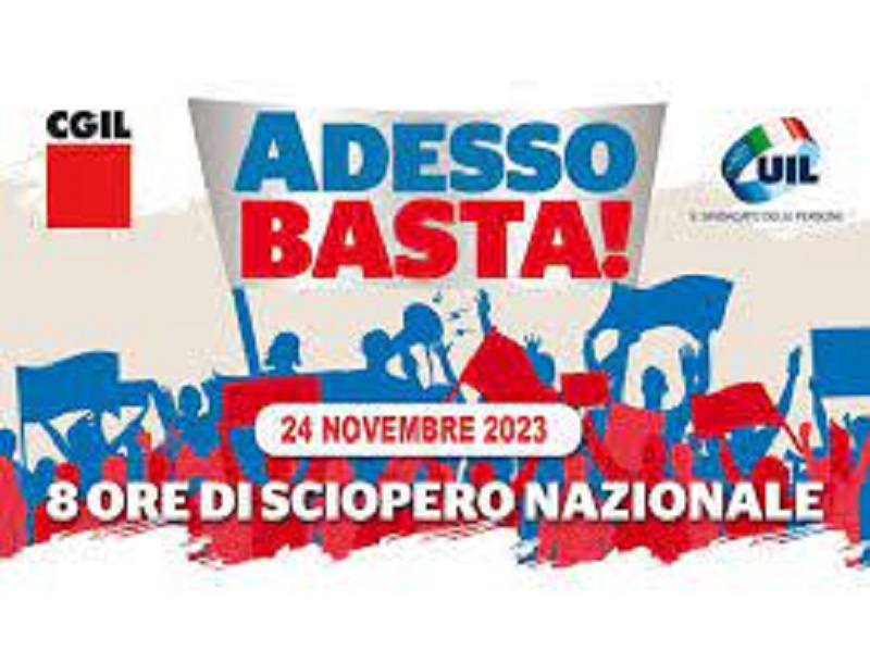 Scopri di più sull'articolo Legge di bilancio inadeguata, 24 novembre sciopero settore privato