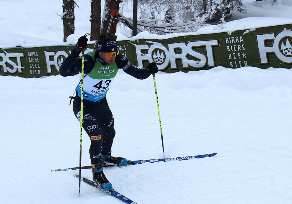 Mehr über den Artikel erfahren IBU Cup Martello: Frey e Guigonnat gioiscono sotto la neve fitta al termine delle pursuit