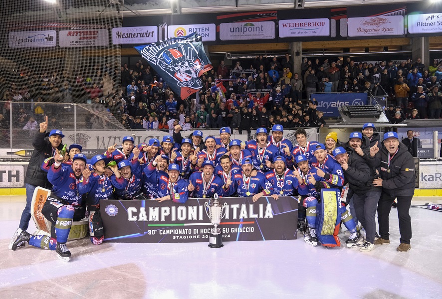 Scopri di più sull'articolo I Rittner Buam SkyAlps sono campioni d’Italia, le voci dopo la partita