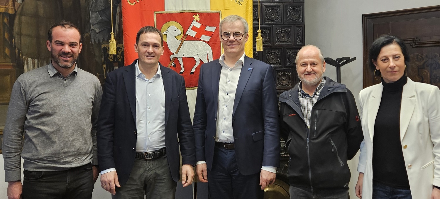 Scopri di più sull'articolo Bressanone. I vertici dell’Unione e il sindaco Andreas Jungmann per uno sviluppo urbano unitario