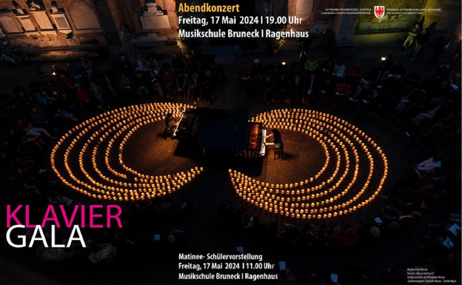 Mehr über den Artikel erfahren Gran galà pianistico il 17 maggio alla Ragenhaus di Brunico