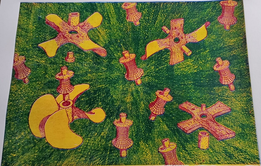 Mehr über den Artikel erfahren Al Bar Piccolo di Merano le metafisiche incisioni di Aldo De David