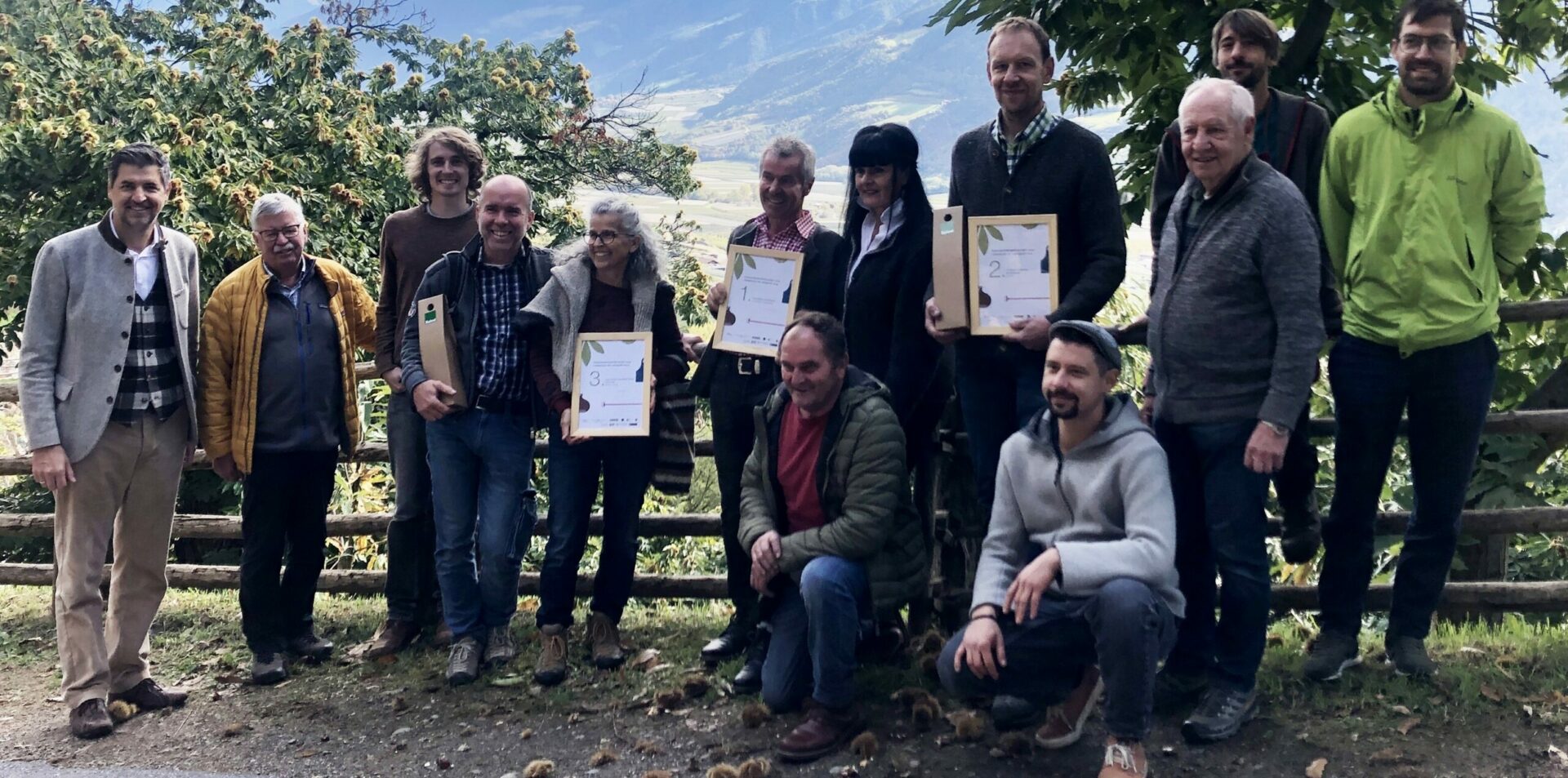 Mehr über den Artikel erfahren Per la prima volta premiati i castagneti più pregiati dell’Alto Adige