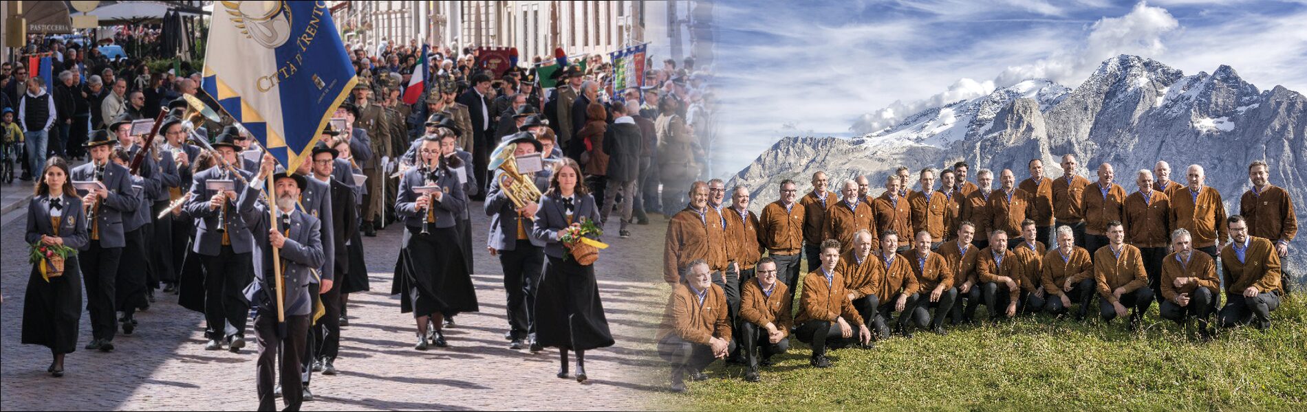 Scopri di più sull'articolo “Suoni di montagna”, una serata all’insegna della musica di montagna interpretata dal Corpo Musicale Città di Trento e dal Coro della Sat