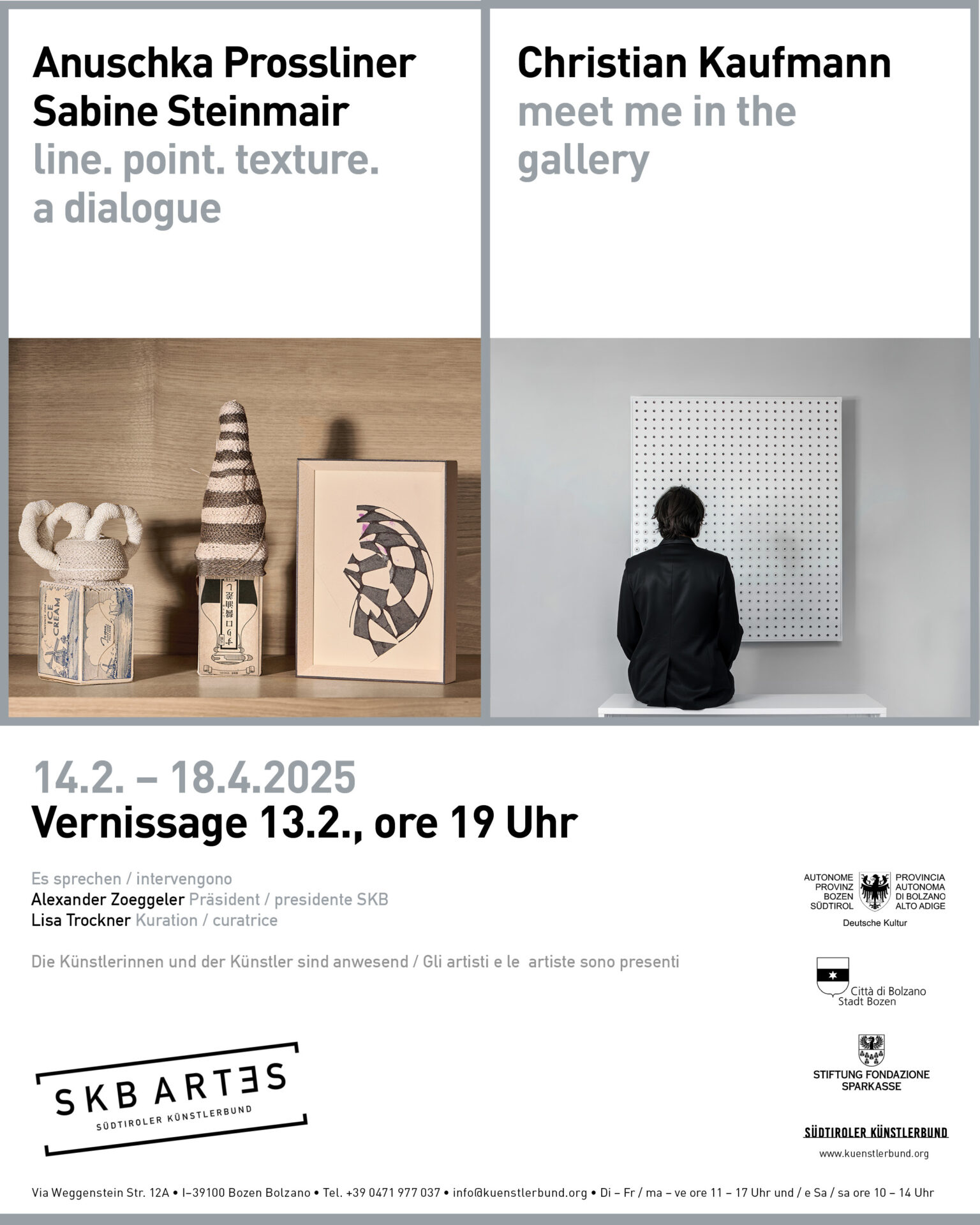 Mehr über den Artikel erfahren SKB ARTES – Eröffnet wird das Jahresprogramm des SKB ARTES mit einer Doppelausstellung