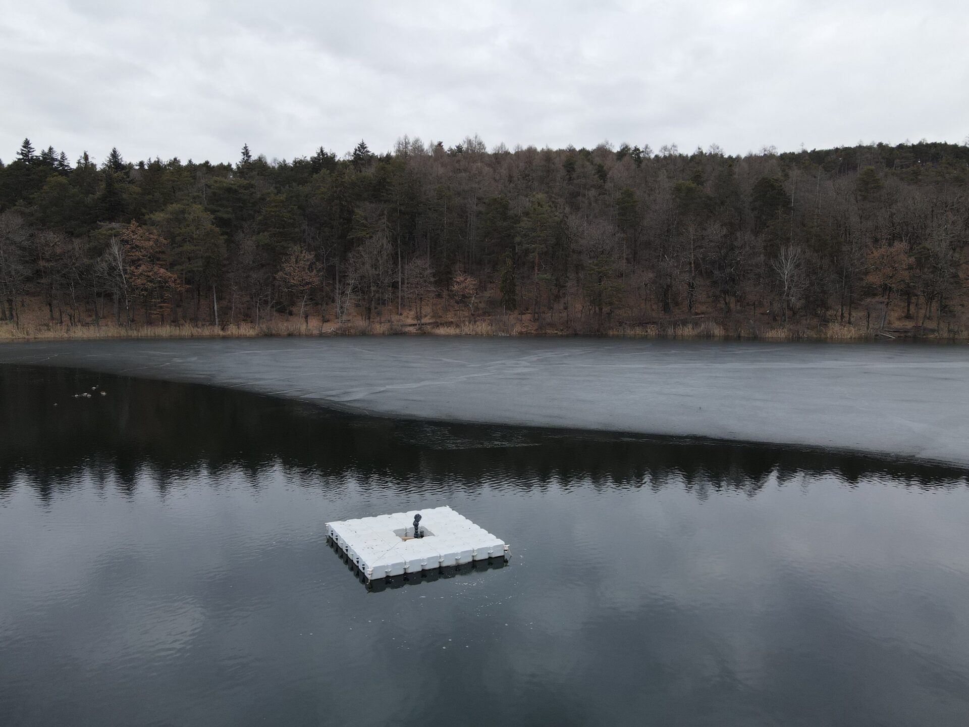 Scopri di più sull'articolo Il lago piccolo di Monticolo nei mesi invernali viene ossigenato
