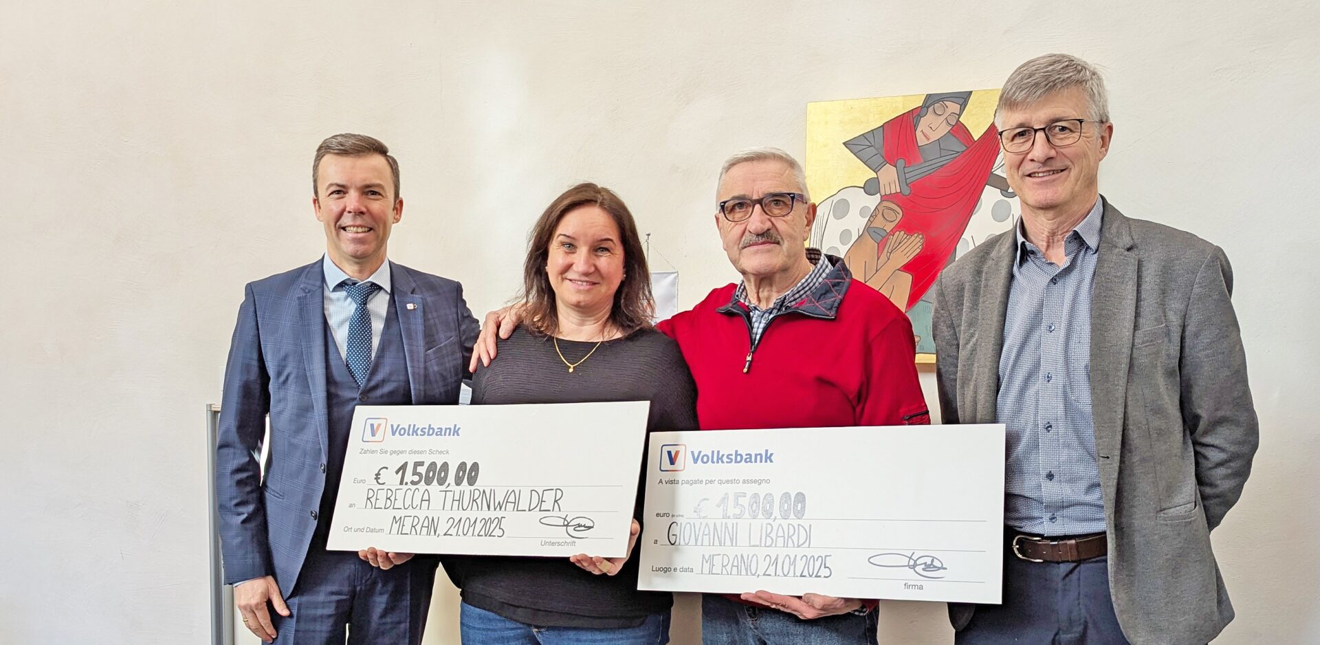 Mehr über den Artikel erfahren Merano. Premio di solidarietà 2024, consegnati gli assegni