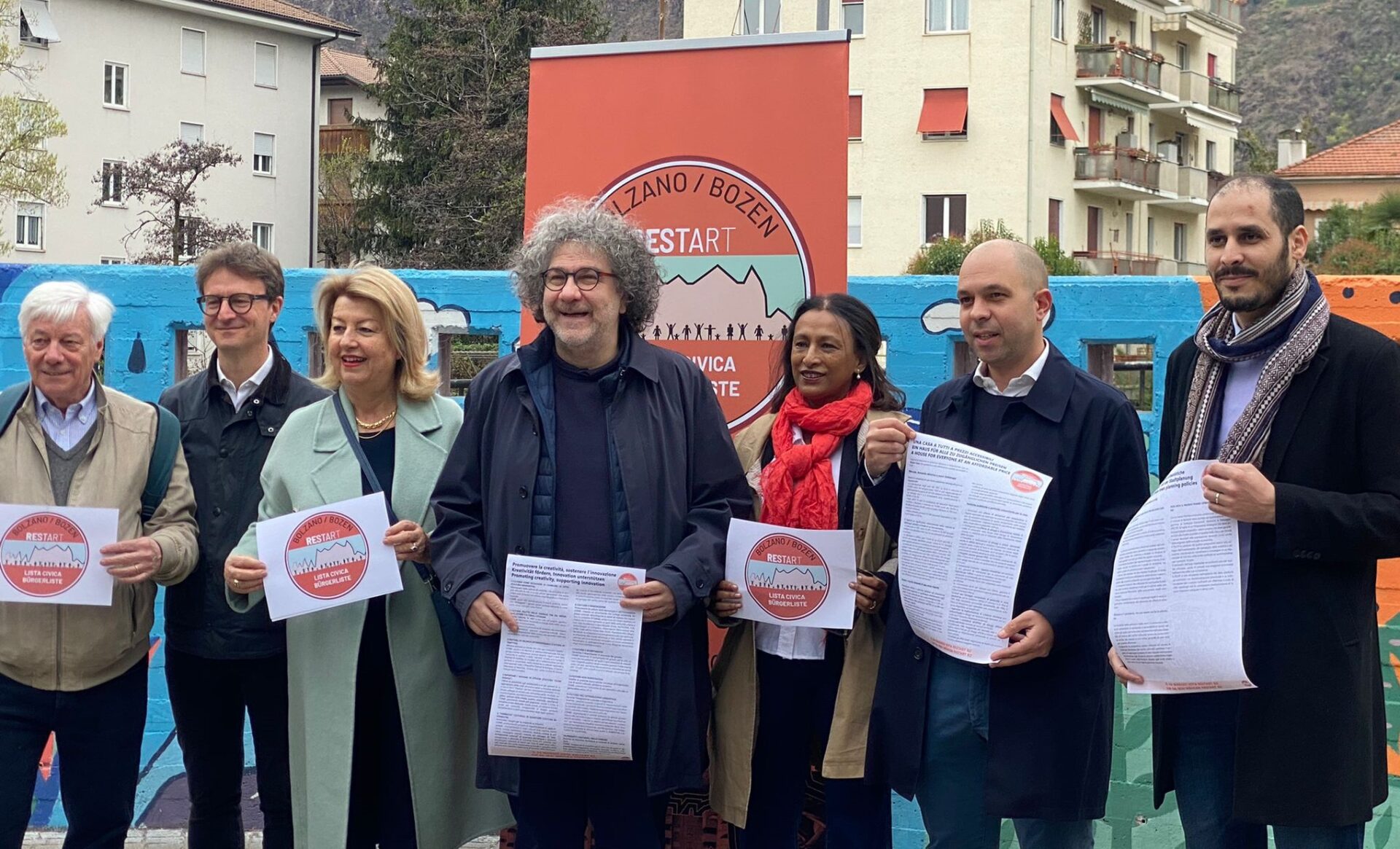 Scopri di più sull'articolo Bolzano Elezioni, Lista civica Restart si presenta: casa per tutti, un decalogo di cultura e sport, presidi medici nei quartieri