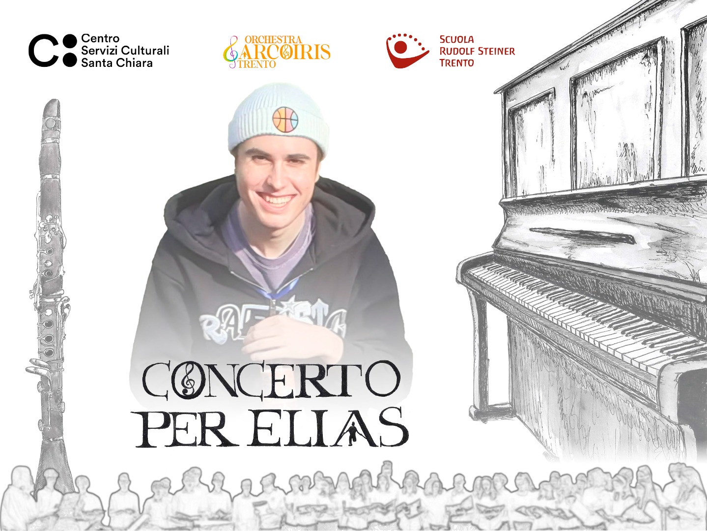 Scopri di più sull'articolo Trento. All’Auditorium S. Chiara il “Concerto per Elias”, una serata per ricordare un ragazzo di 15 anni, grande appassionato di musica