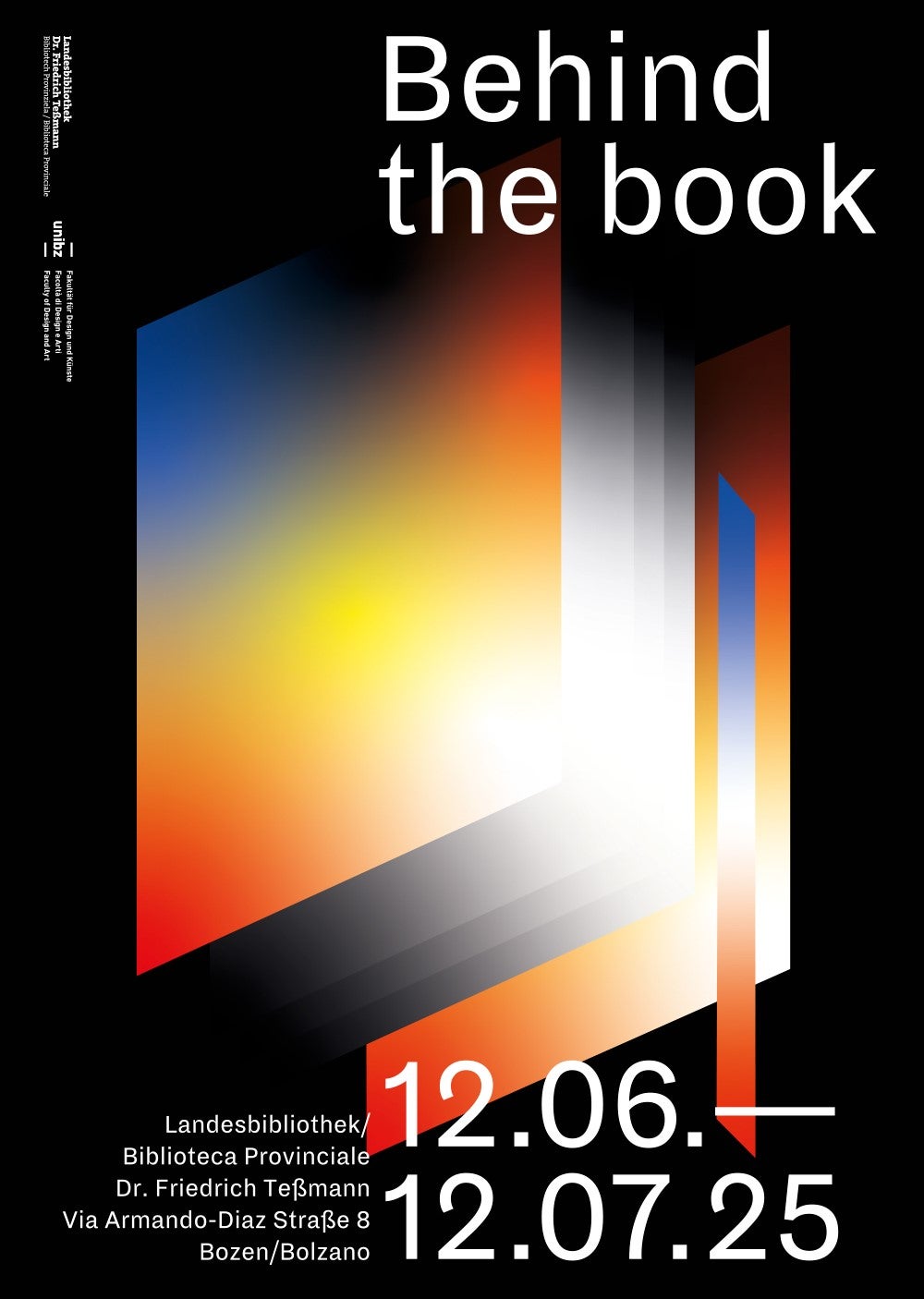 Mehr über den Artikel erfahren “Behind the book”:Vernissage und Ausstellung in der Bibliothek Teßmann von Bozen